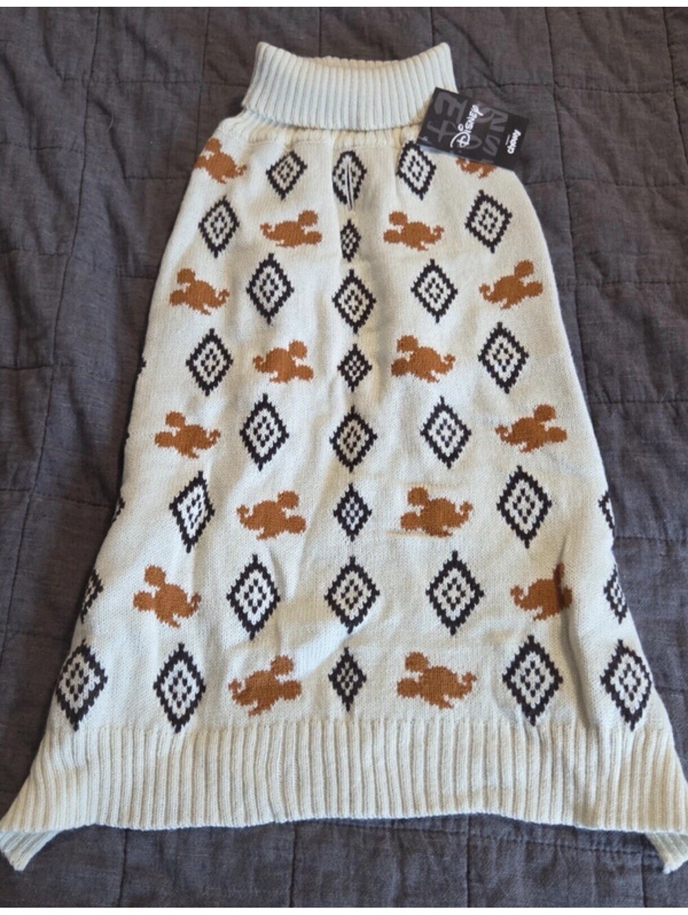 Disney Mickey Mouse X Chewy Collab Southwest Cozy Dog Pet Sweater Size XL NWT